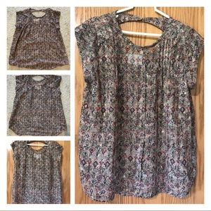 Alice Blue Stitch Fix Diamond print top